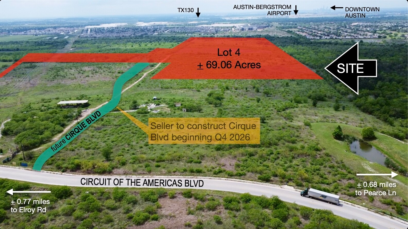 Circuit of the Americas Blvd, Del Valle, TX à vendre Photo principale- Image 1 de 4