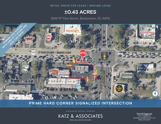 Plus de détails pour 1202 W Vine St, Kissimmee, FL - Local commercial à louer