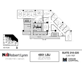 4851 Lyndon B Johnson Fwy, Dallas, TX à louer Plan d’étage- Image 2 de 2