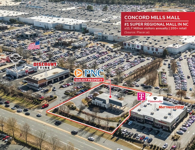 More details for 8541 Concord Mills Blvd, Concord, NC - Retail for Sale