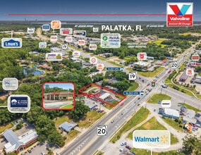 4100 Crill Ave, Palatka, FL - Aerial map view
