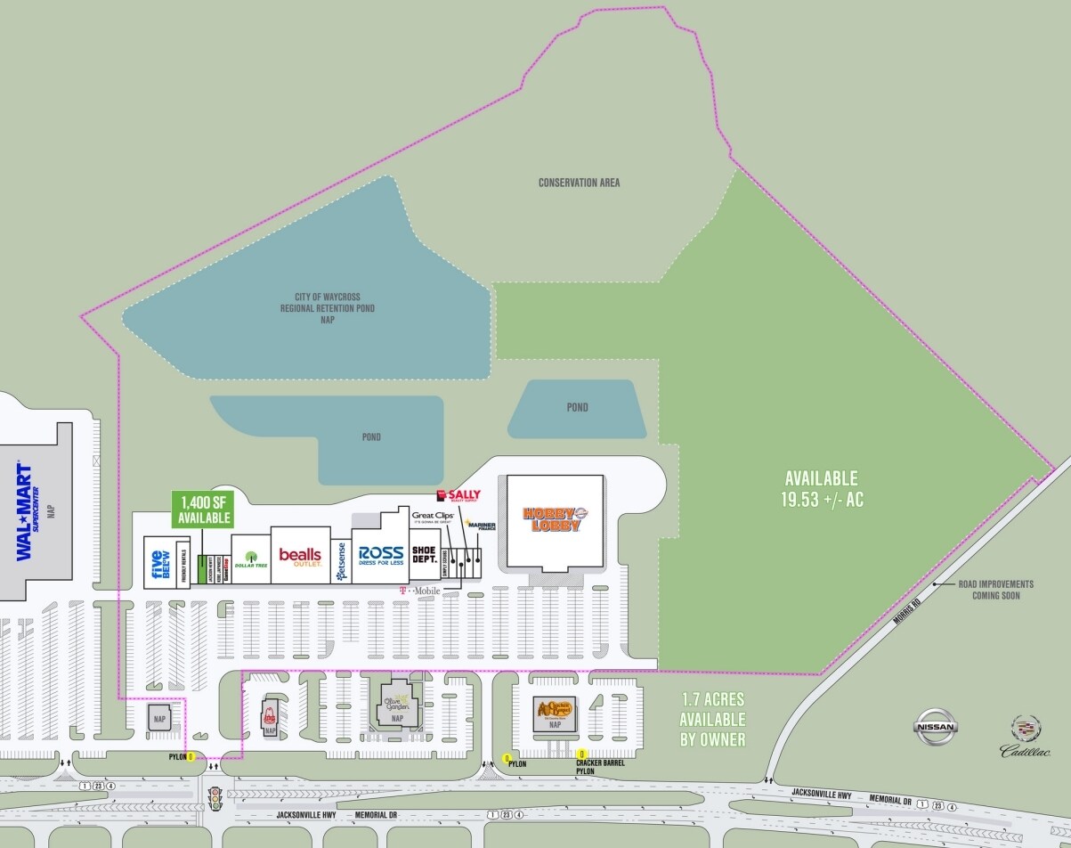 1826 Memorial Dr, Waycross, GA for sale Site Plan- Image 1 of 2