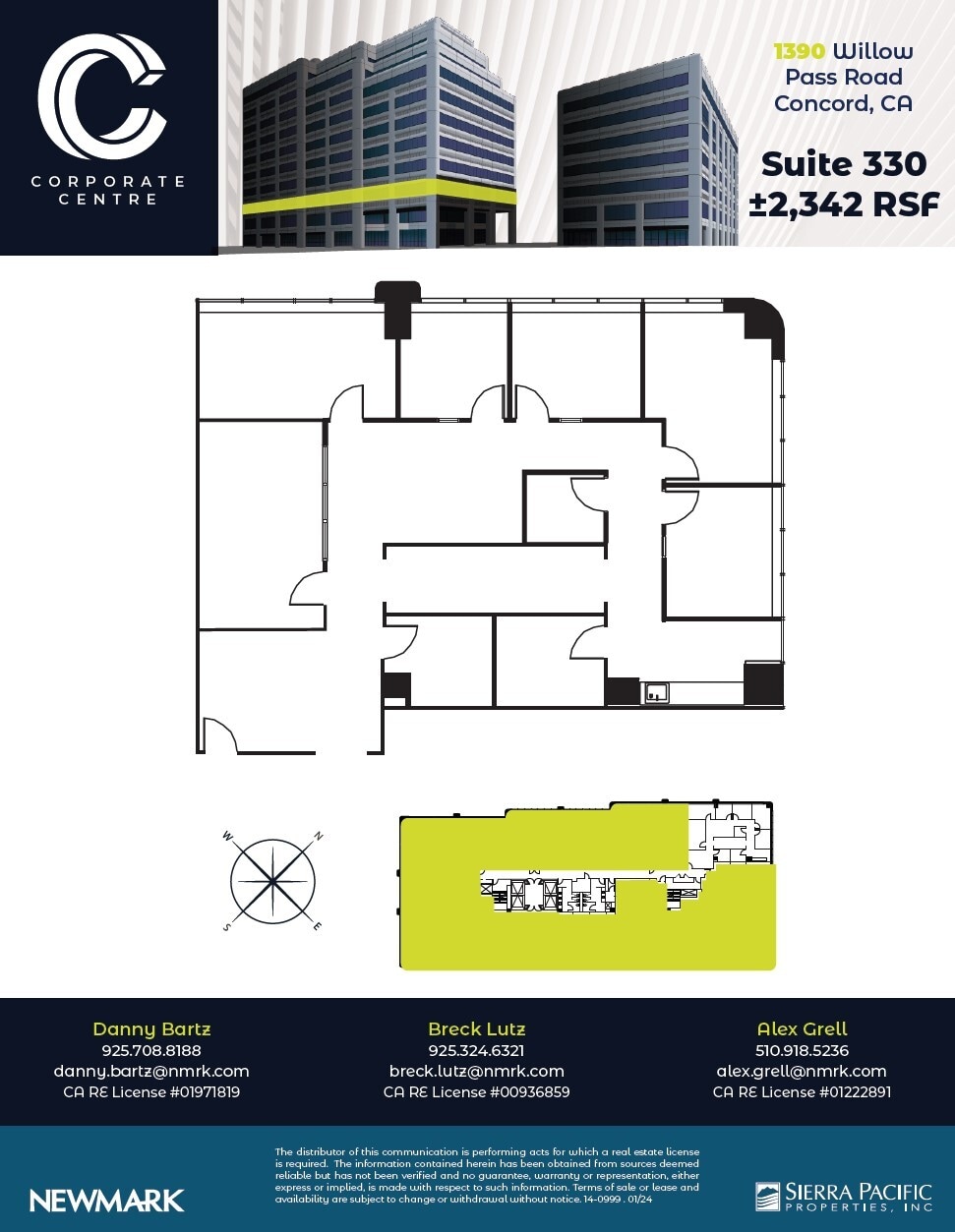 1390 Willow Pass Rd, Concord, CA for lease Floor Plan- Image 1 of 1
