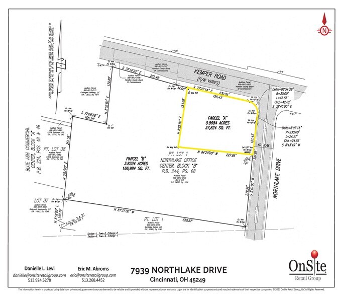 7939 Northlake Dr, Cincinnati, OH à louer - Plan cadastral - Image 2 de 4