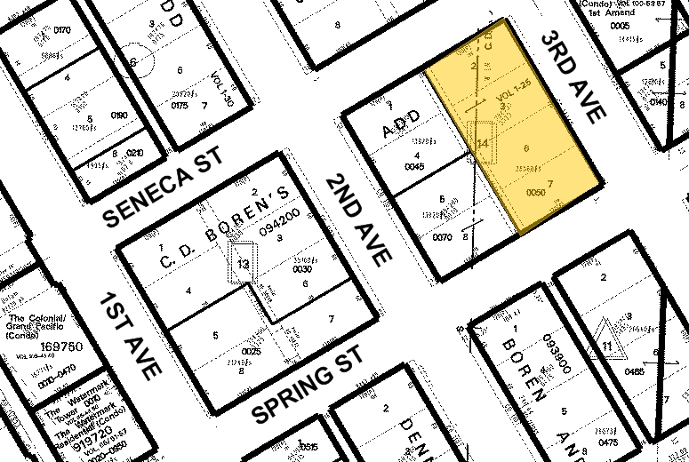 1111 3rd Ave, Seattle, WA à louer - Plan cadastral - Image 1 de 5