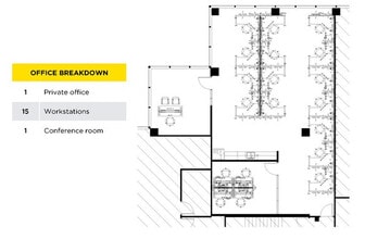 611 Anton Blvd, Costa Mesa, CA à louer Plan d’étage- Image 1 de 1
