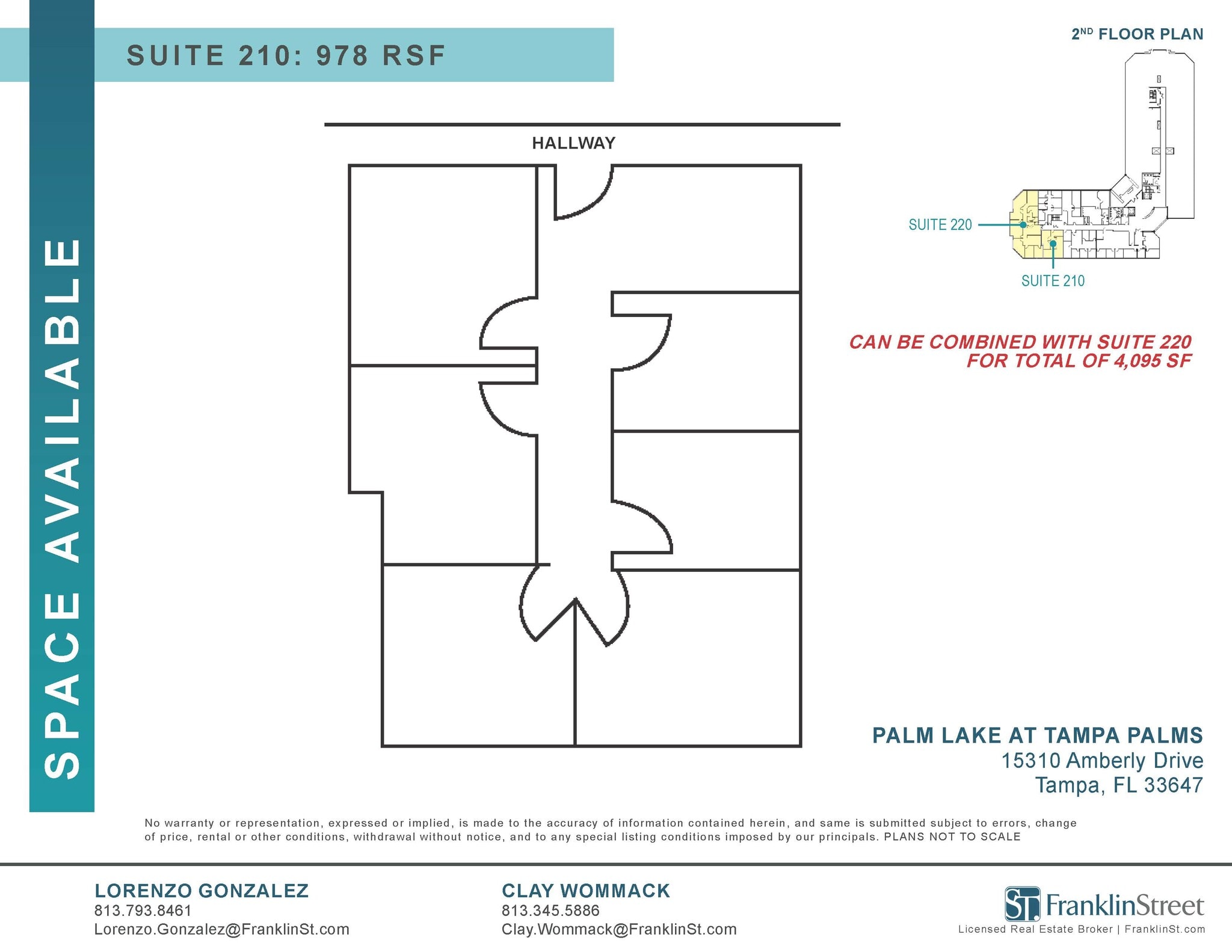 15310 Amberly Dr, Tampa, FL for lease Floor Plan- Image 1 of 1
