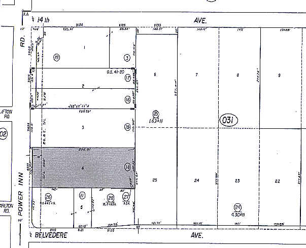 4011 Power Inn Rd, Sacramento, CA à vendre Plan cadastral- Image 1 de 1