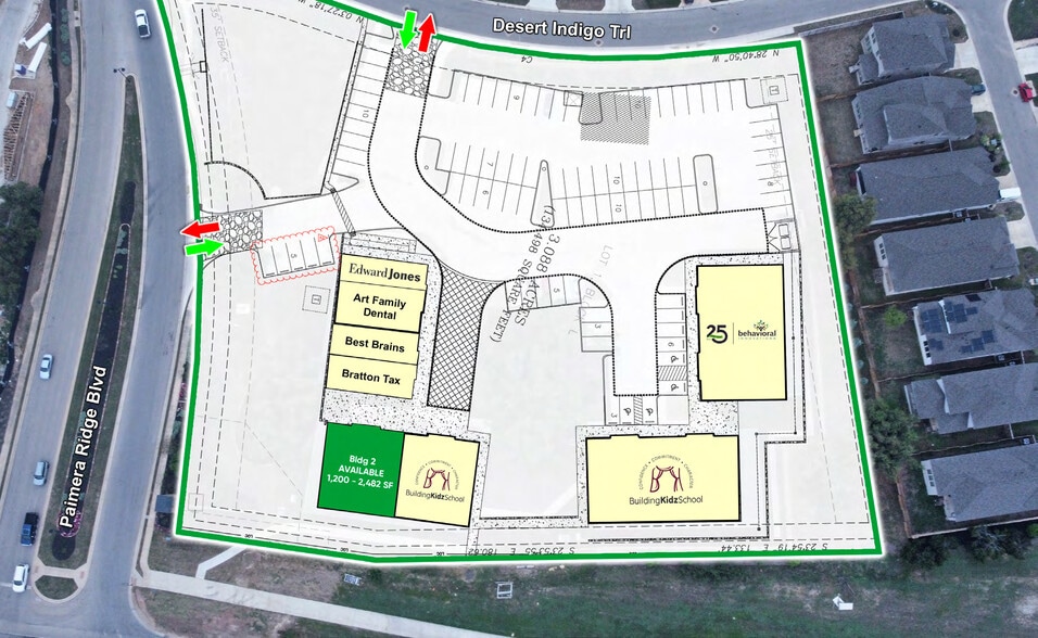 2629 Palmer Ridge Blvd, Leander, TX for lease - Site Plan - Image 2 of 7