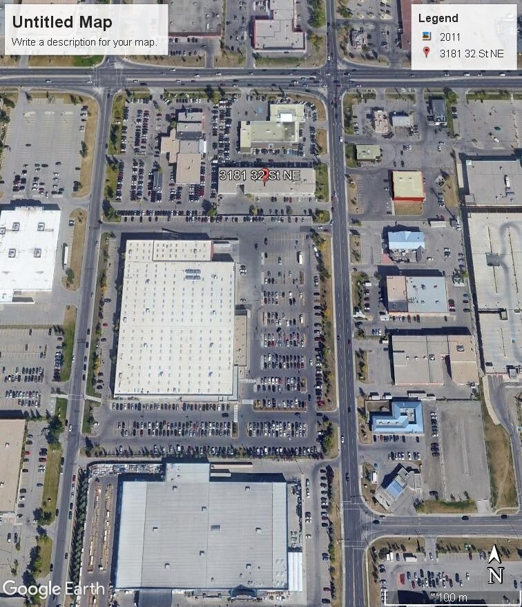 3181 32nd St NE, Calgary, AB for sale Aerial- Image 1 of 1