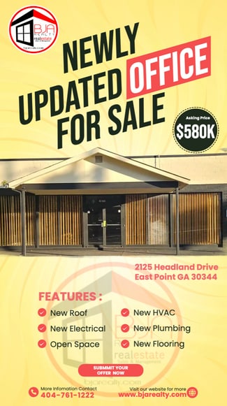 Plus de détails pour 2125 Headland Dr, Atlanta, GA - Bureau à vendre