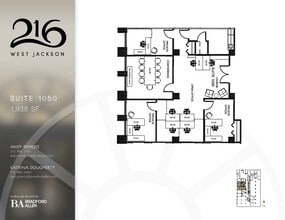 216 W Jackson Blvd, Chicago, IL for lease Floor Plan- Image 1 of 5
