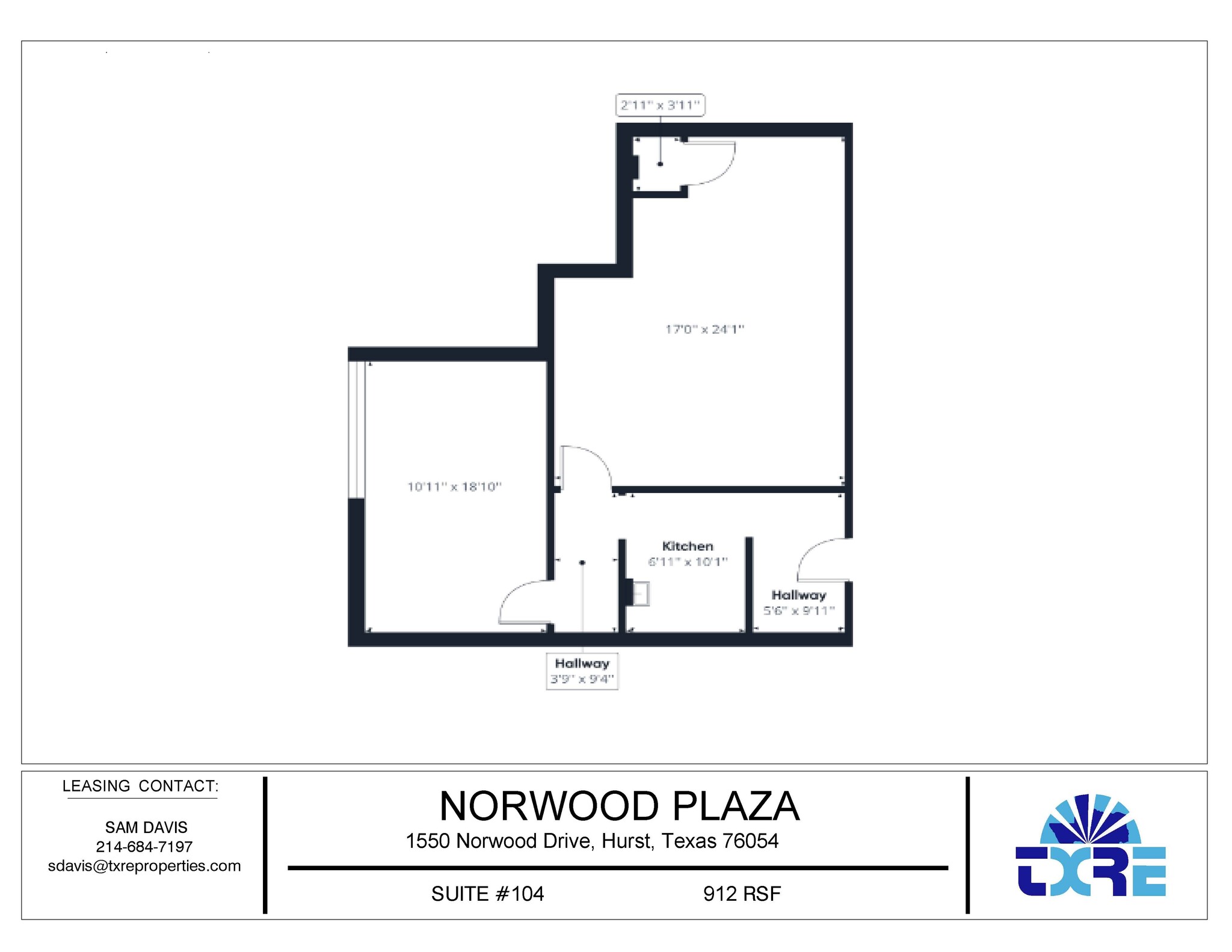 1550 Norwood Dr, Hurst, TX à louer Plan d  tage- Image 1 de 1