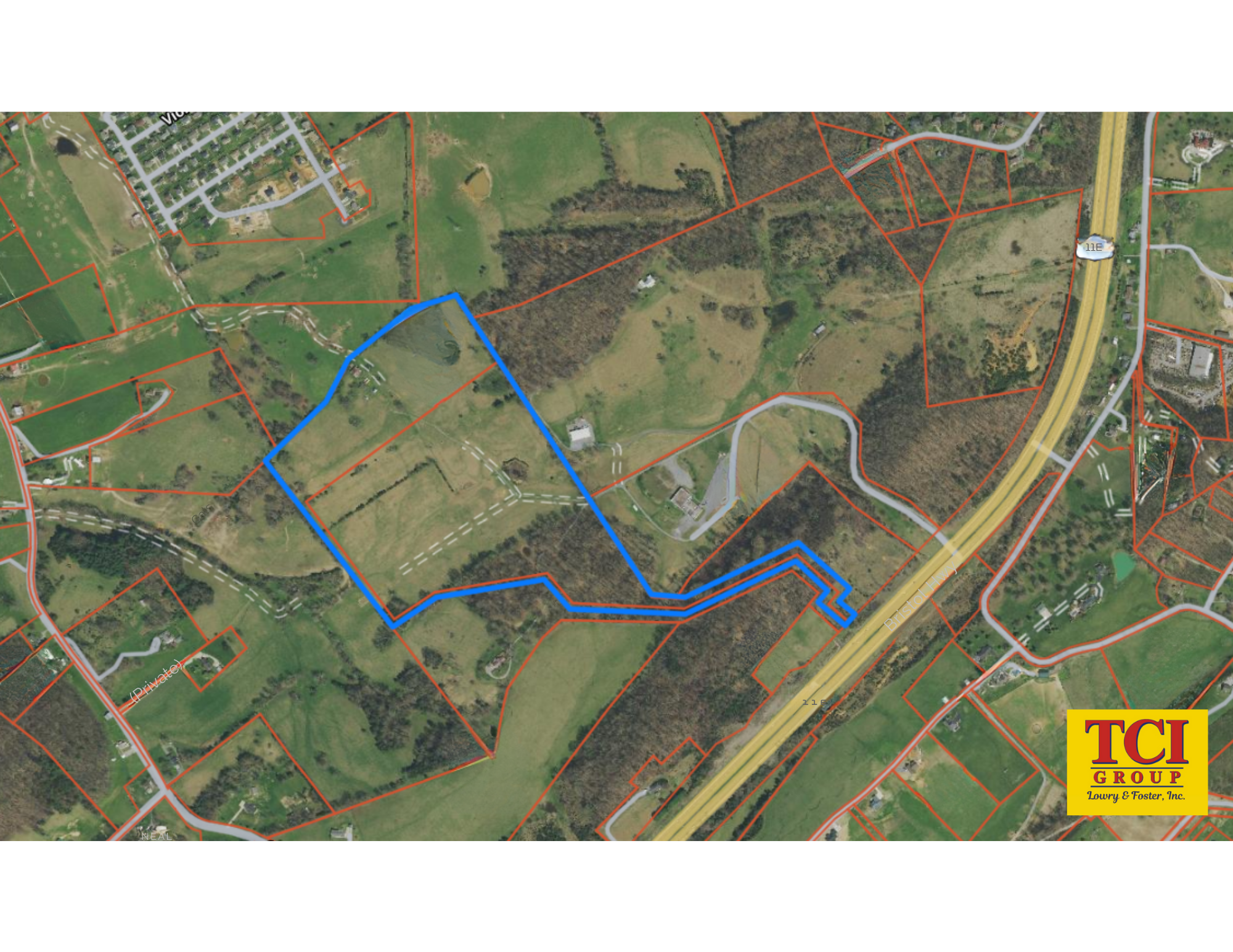 TBD Bristol Highway, Bluff City, TN for sale Aerial- Image 1 of 36