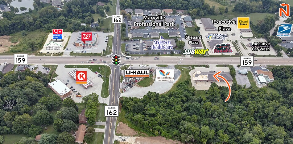 2921 N Center St, Maryville, IL à louer - Photo du bâtiment - Image 2 de 3