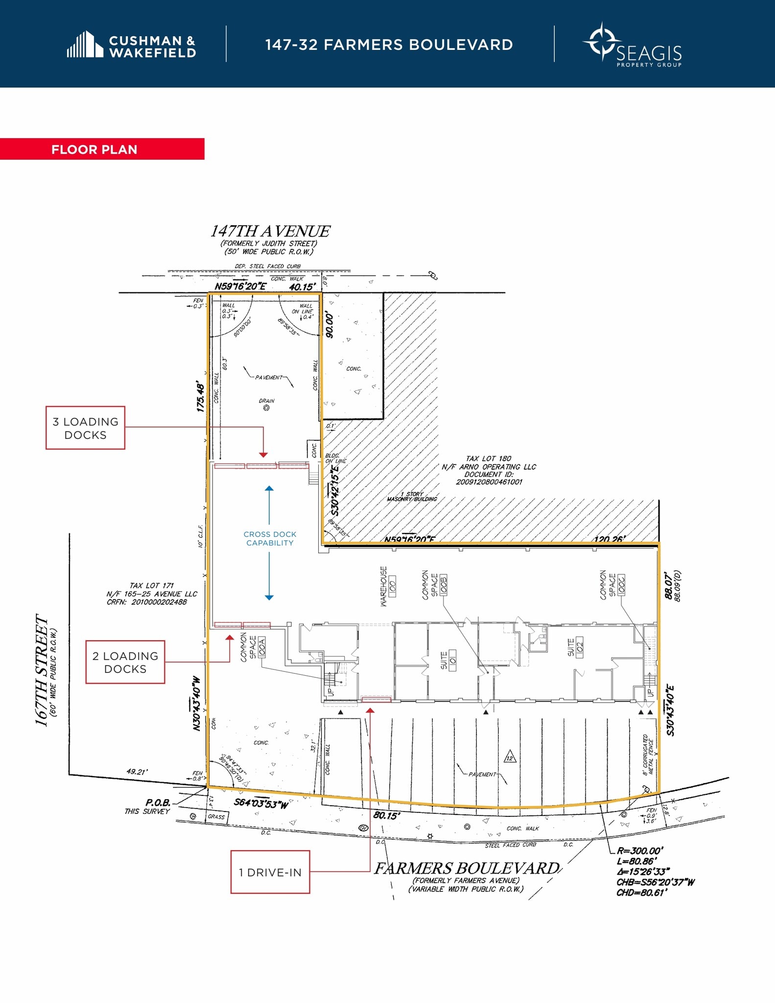 147-32 Farmers Blvd, Jamaica, NY à louer Plan d’étage- Image 1 de 1