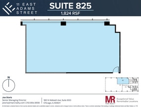 11 E Adams St, Chicago, IL for lease Floor Plan- Image 1 of 1