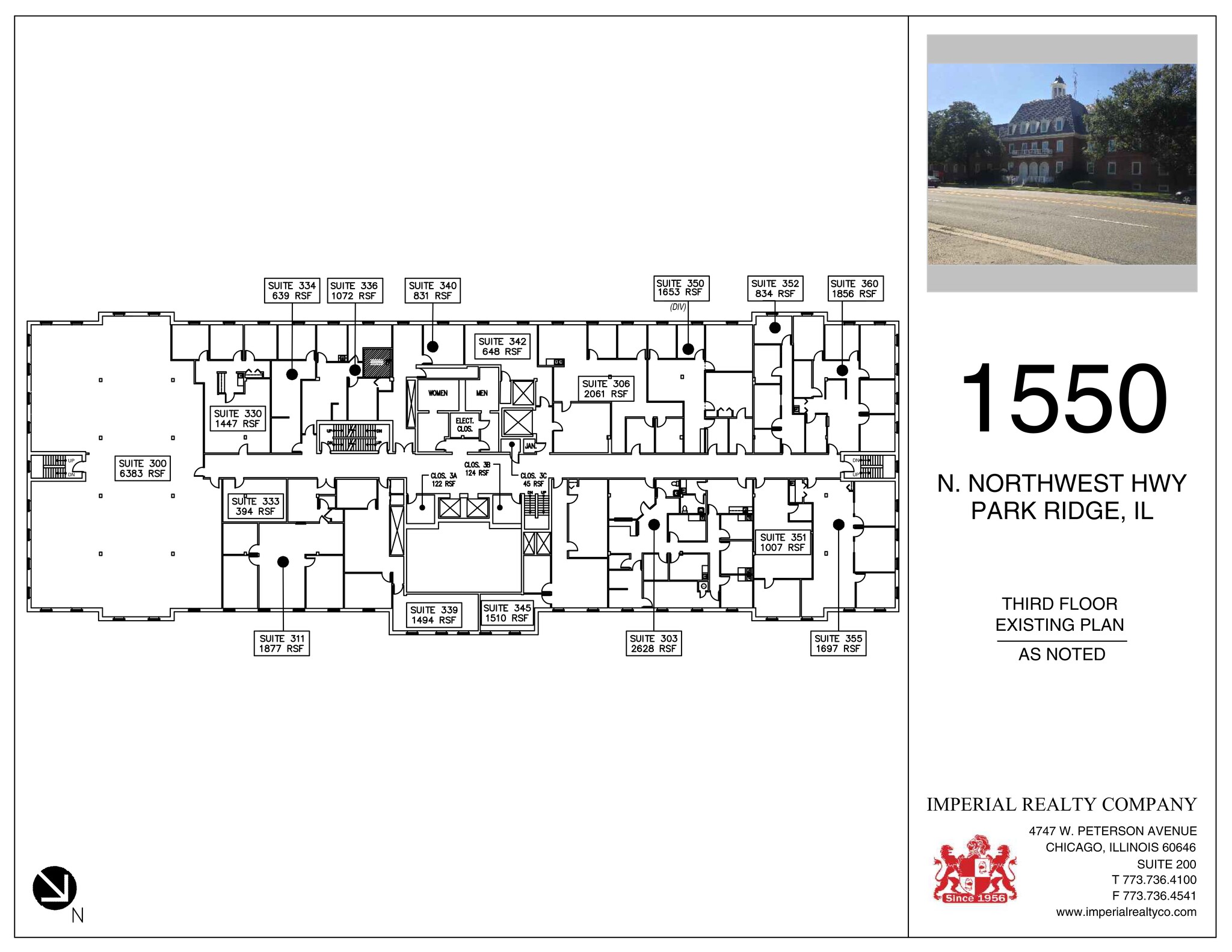 1550 N Northwest Hwy, Park Ridge, IL for lease Site Plan- Image 1 of 1