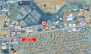 7717 Lockheed Dr, El Paso, TX - Aérien  Vue de la carte - Image1