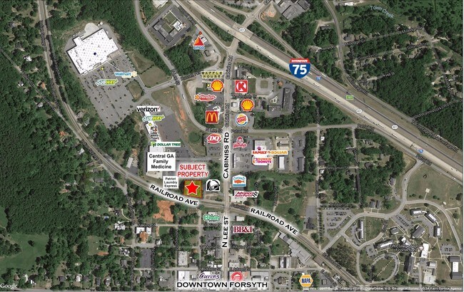 Plus de détails pour 95 W Railroad Ave, Forsyth, GA - Terrain à vendre
