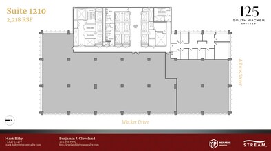 125 S Wacker Dr, Chicago, IL à louer Plan d’étage- Image 1 de 1