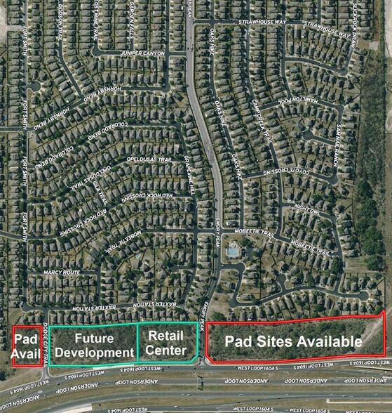 2105 W Loop 1604 S, San Antonio, TX à vendre - Aérien - Image 2 de 4