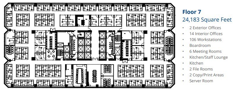 237 4th Ave SW, Calgary, AB for lease Floor Plan- Image 1 of 1