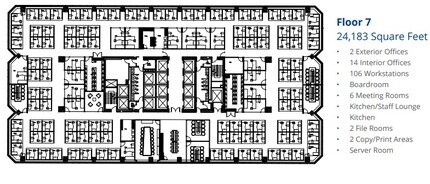 237 4th Ave SW, Calgary, AB for lease Floor Plan- Image 1 of 1