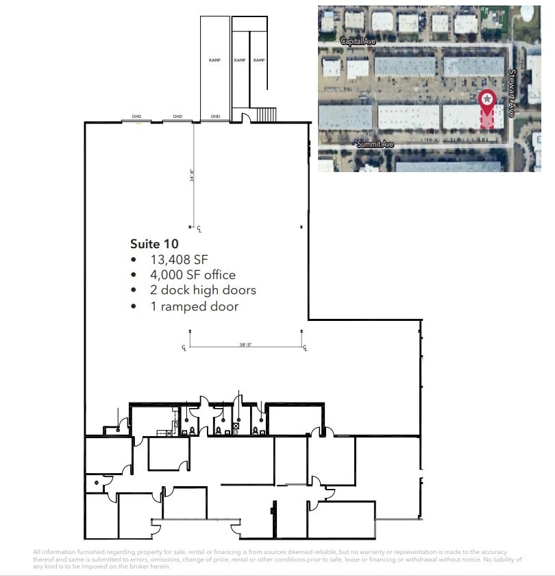 1701 Summit Ave, Plano, TX à louer Plan d’étage- Image 1 de 1