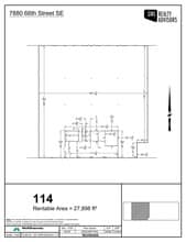 7880 66th St SE, Calgary, AB for lease Site Plan- Image 2 of 2