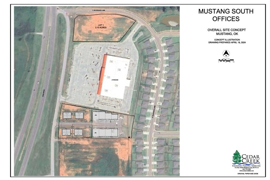 89th St, Mustang, OK à vendre - Photo du bâtiment - Image 2 de 9