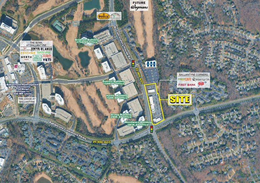 11324 N Community House Rd, Charlotte, NC for lease - Aerial - Image 3 of 5