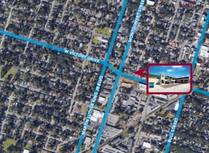 302 W Victory Dr, Savannah, GA - Aérien  Vue de la carte