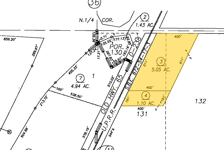 23745 Avenue 112, Porterville, CA à vendre Plan cadastral- Image 1 de 14