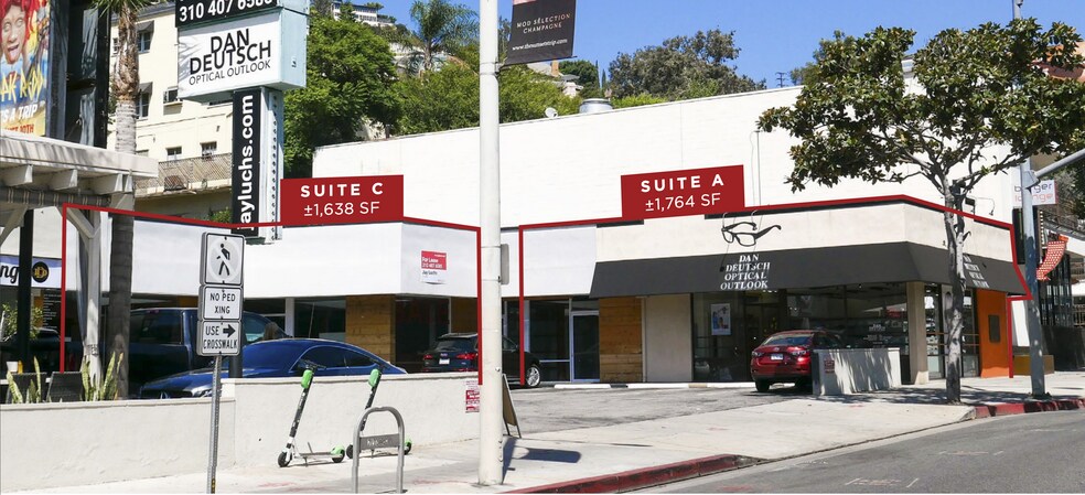 8555 Sunset Blvd, Los Angeles, CA à louer - Photo du bâtiment - Image 2 de 2