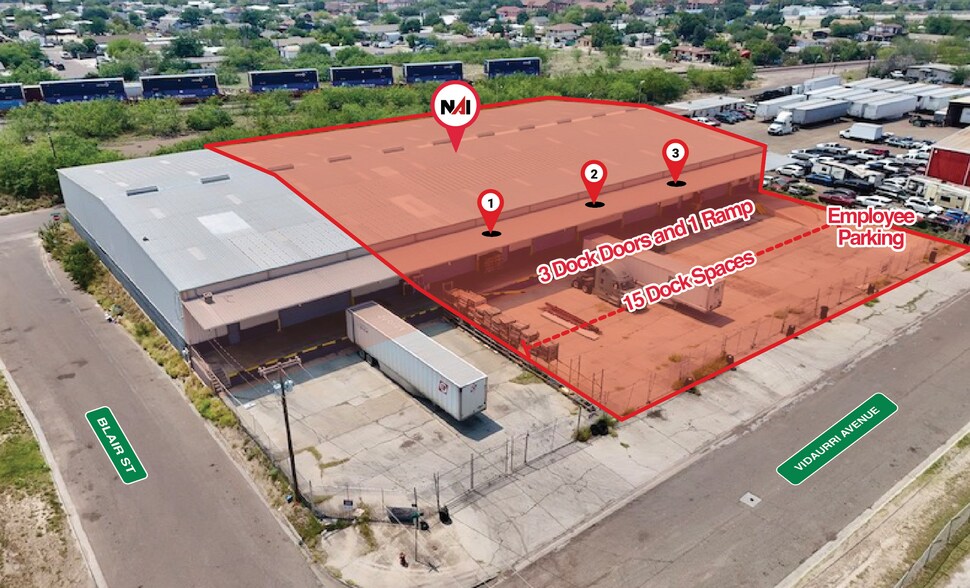 3102 Vidaurri Ave, Laredo, TX à louer - Aérien - Image 2 de 5