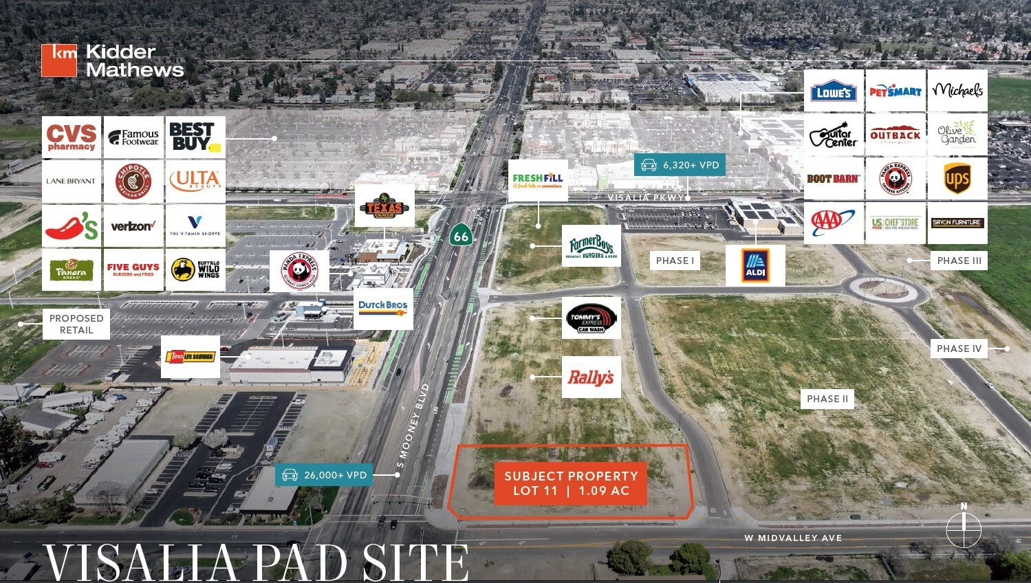 SEC Mooney Blvd Blvd, Visalia, CA for lease Primary Photo- Image 1 of 5
