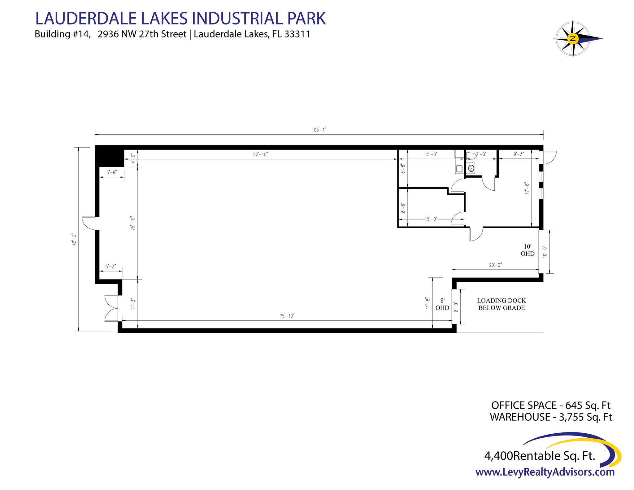 2696 NW 31st Ave, Lauderdale Lakes, FL à louer Plan d  tage- Image 1 de 1