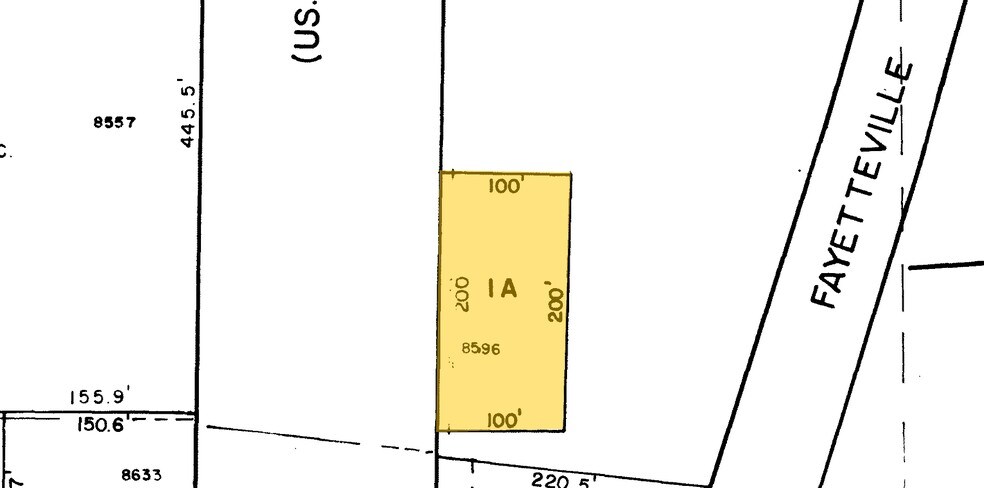 8596 Tara Blvd, Jonesboro, GA à vendre - Plan cadastral - Image 3 de 4
