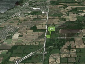 Woodbine & Ravenshoe Rd, Georgina, ON - AÉRIEN Vue de la carte