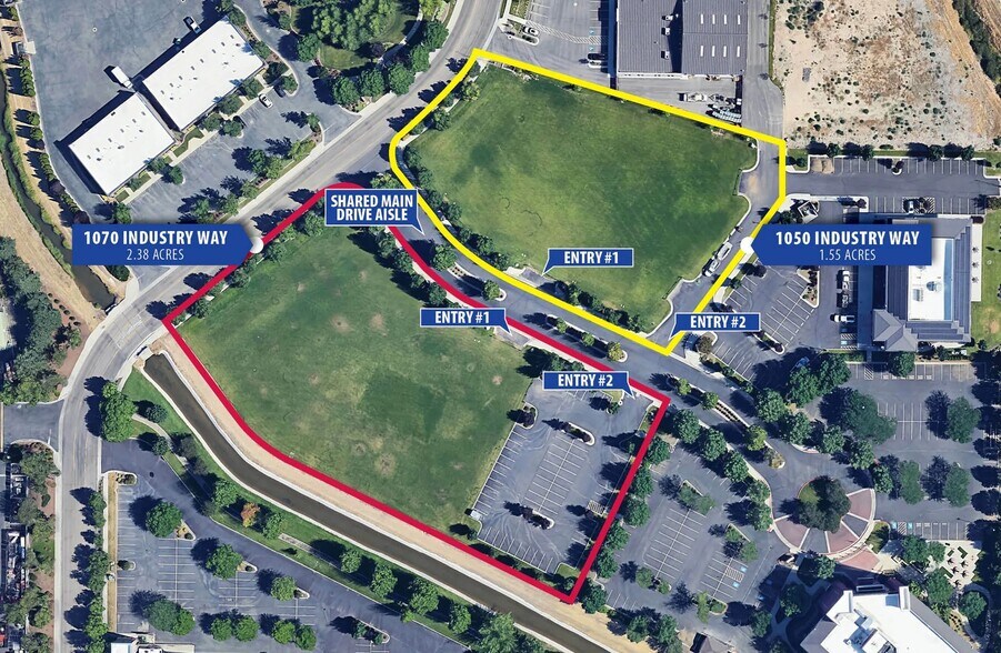1050 & 1070 S Industry Way, Meridian, ID à vendre - Aérien - Image 2 de 3