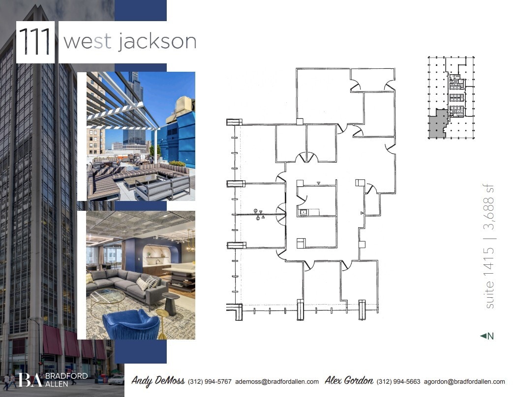 111 W Jackson Blvd, Chicago, IL for lease Floor Plan- Image 1 of 1