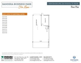 5504-1 Bandera Rd, San Antonio, TX for lease Floor Plan- Image 1 of 1