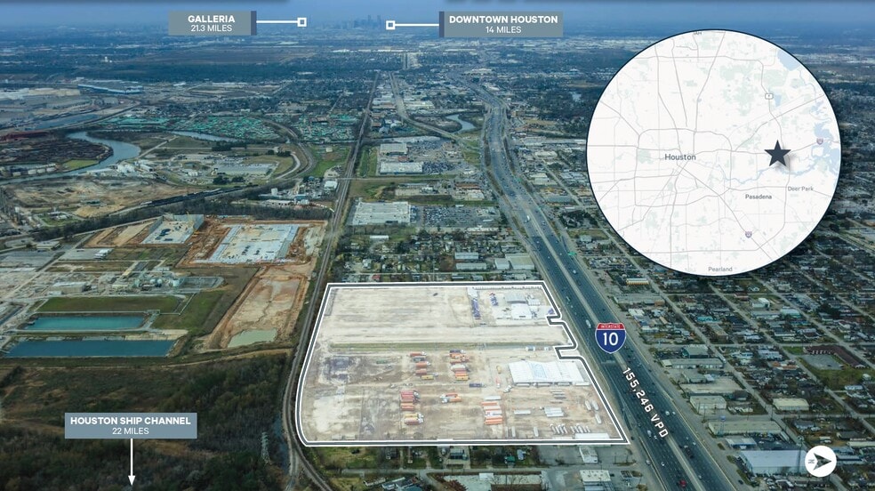 14214 East Fwy, Houston, TX for lease - Aerial - Image 3 of 4