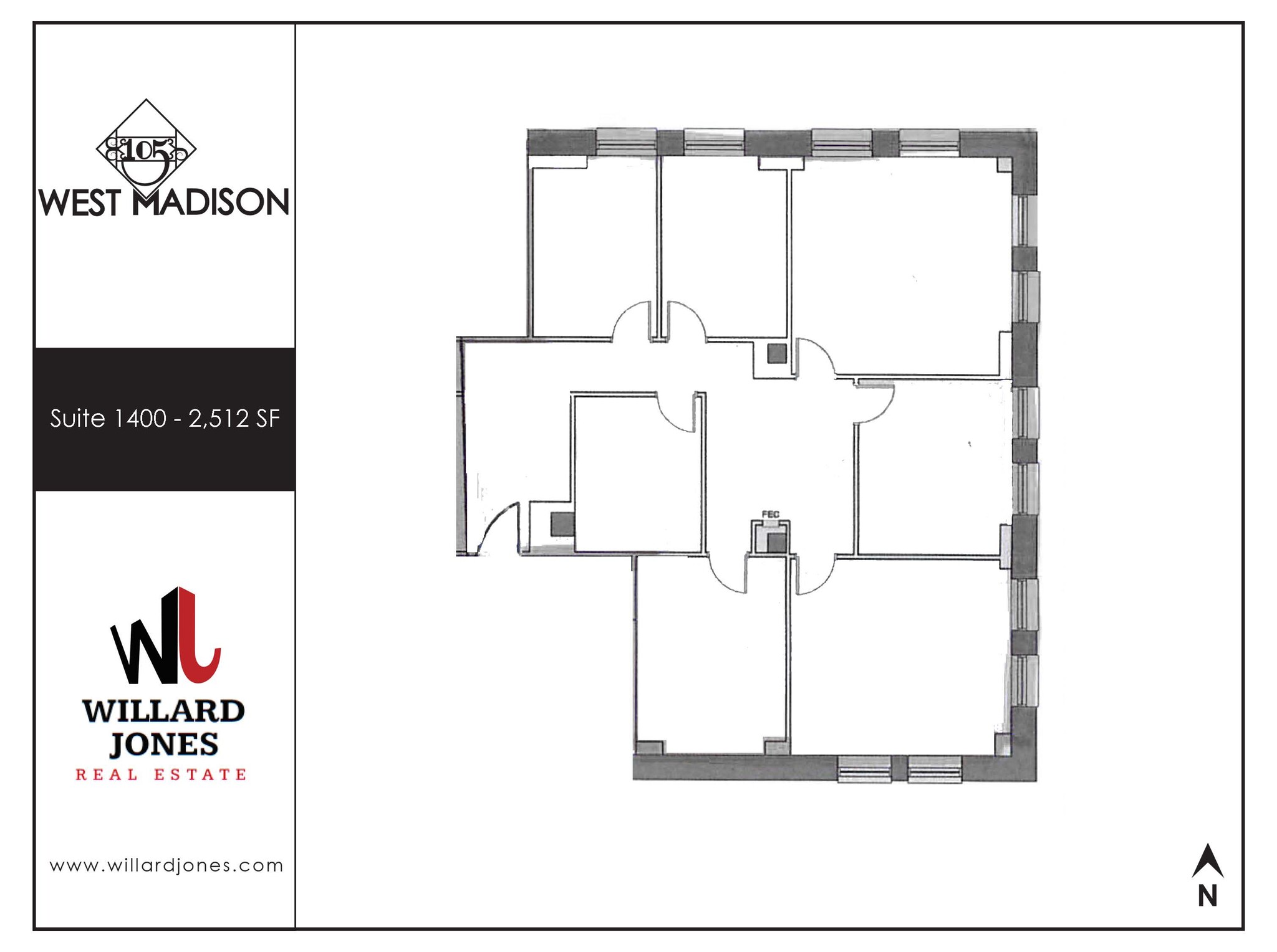 105 W Madison St, Chicago, IL à louer Plan d  tage- Image 1 de 1