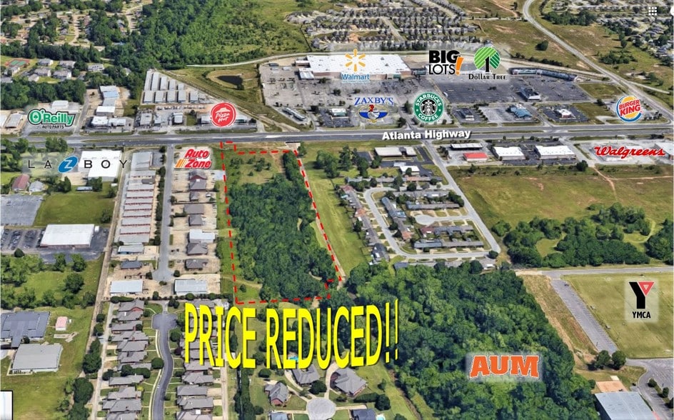 6380 Atlanta Hwy, Montgomery, AL à vendre - Aérien - Image 3 de 4