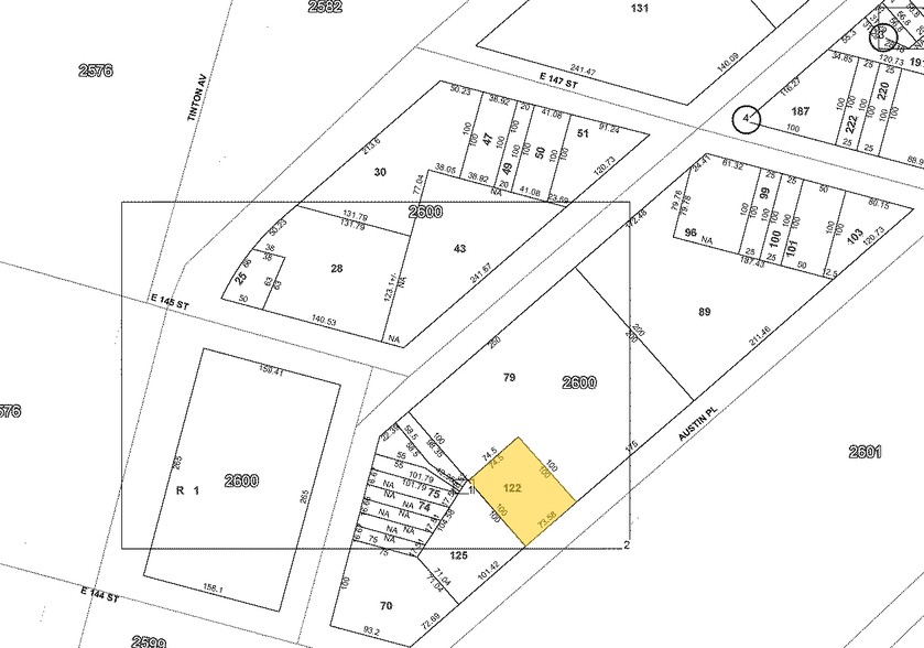 435 Austin Pl, Bronx, NY à louer - Plan cadastral - Image 2 de 3