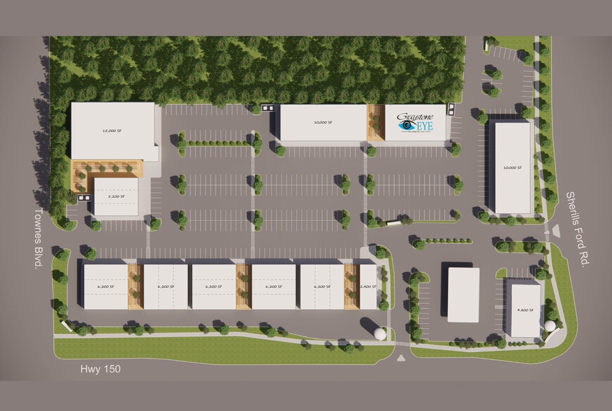 9235-9247 Sherrills Ford Rd, Terrell, NC à louer - Plan de site - Image 3 de 6