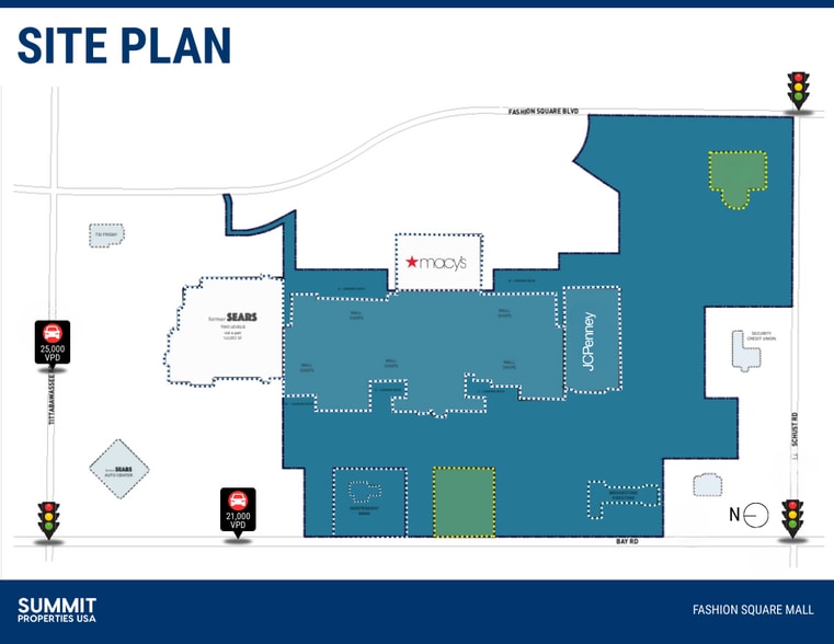 4700 Bay Rd, Saginaw, MI for lease - Site Plan - Image 2 of 6