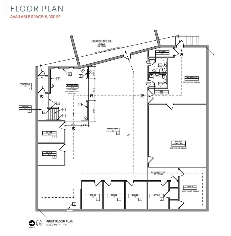 5061 W State St, Wauwatosa, WI for lease Floor Plan- Image 1 of 4